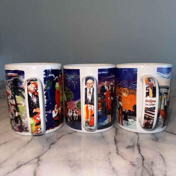 3 Walgreens 1999 2000 1998 Grand Opening Coffee Mug Set Lot Cleveland Chicago - Picture 2 of 9